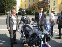 Motorradübergabe an Bundespolizei 10.9.2008